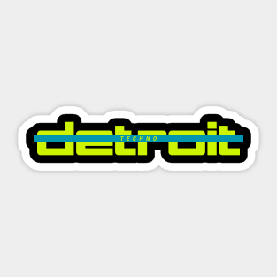 Detroit Techno Sticker